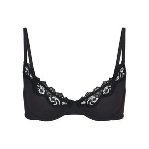 Skims Fits Everybody Lace Underwire Unlined Scoop Demi Bra